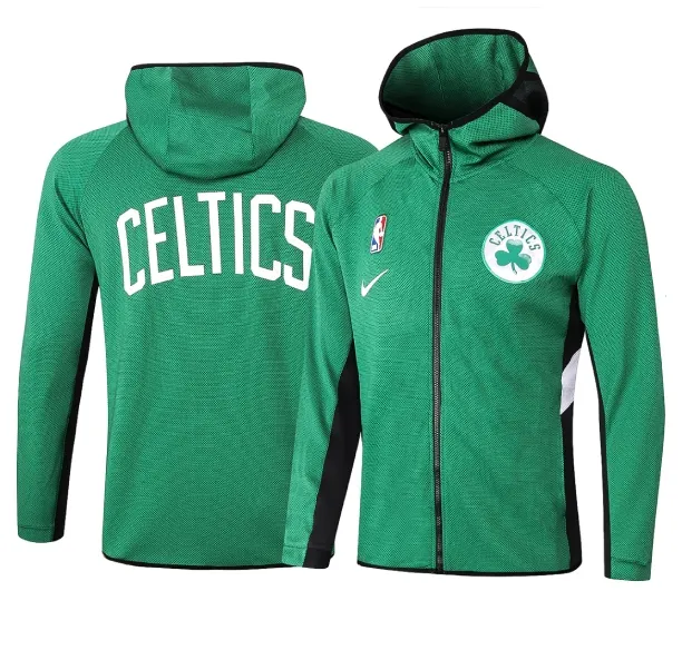 Veste Zippé à Capuche Boston Celtics - Green