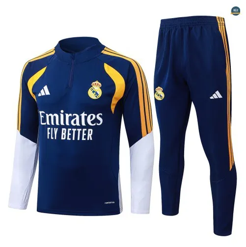 Survetement Enfant foot Real Madrid 2026/27 Bleu Marine/Blanc