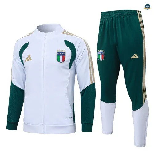 Veste Survetement foot Italie 2026/27 Blanc