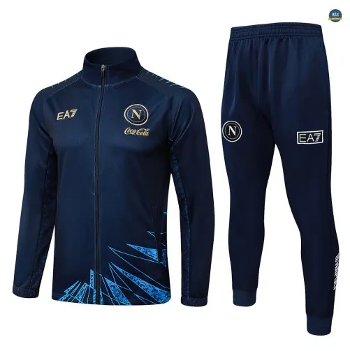 Veste Survetement foot Naples 2026/27 Bleu Marine