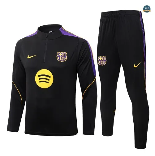 Achetez Survetement Enfant Foot Barcelone 2026/27 Noir