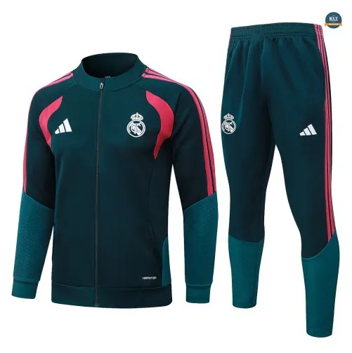 Veste Survetement Enfant Foot Real Madrid 2026/27 vert noi