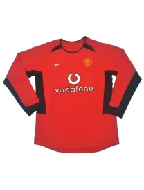 Maillot Manchester United Domicile 2002/04 Ml