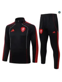 Survetement foot Liverpool 2026/27 Noir Retro