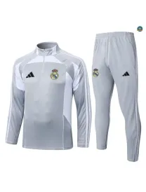 Survetement foot Real Madrid 2026/27 Gris/Blanc