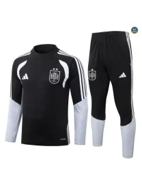 Survetement Enfant Foot Espagne 2026/27 Noir 2 étoiles