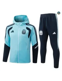 Veste Survetement Enfant Foot Argentine à capuche 2026/2