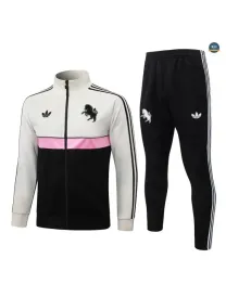 Veste Survetement Enfant Foot Juventus 2026/27 Noir/Blan