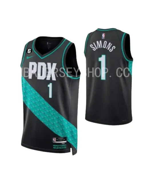 Anfernee Simons Portland Trail Blazers 2022/23 - City
