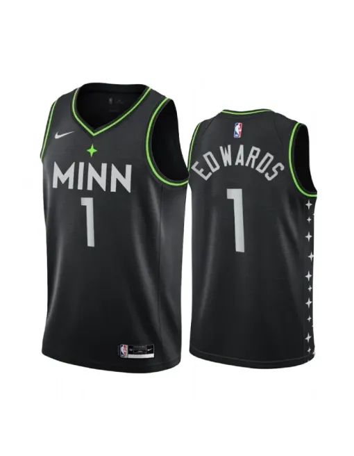 Anthony Edwards Minnesota Timberwolves 2020/21 - City Edition
