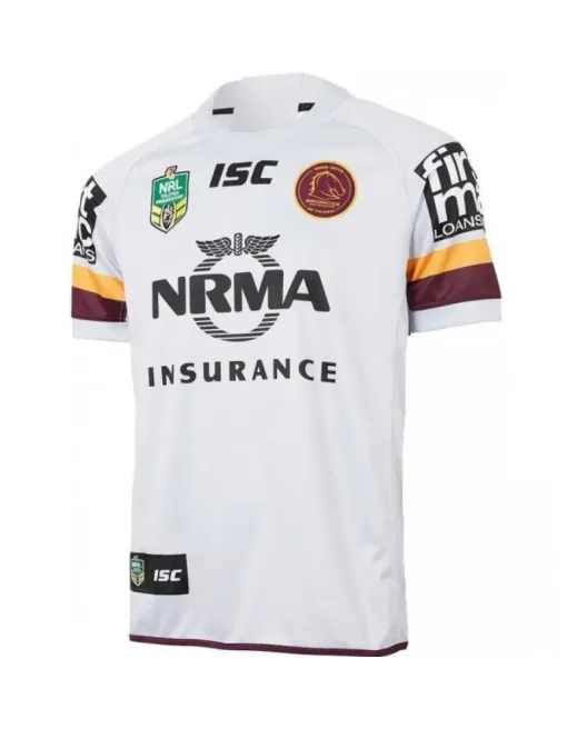 Brisbane Broncos NRL Away Short Sleeve 2018
