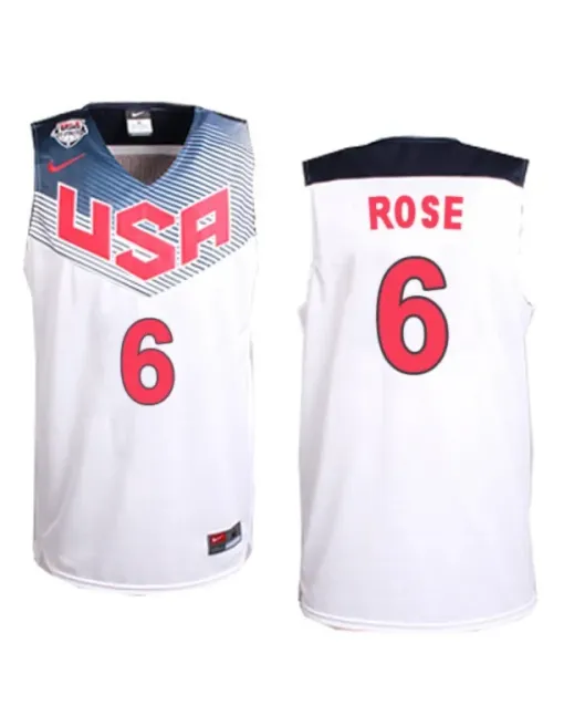 Derrick Rose USA 2014 - White