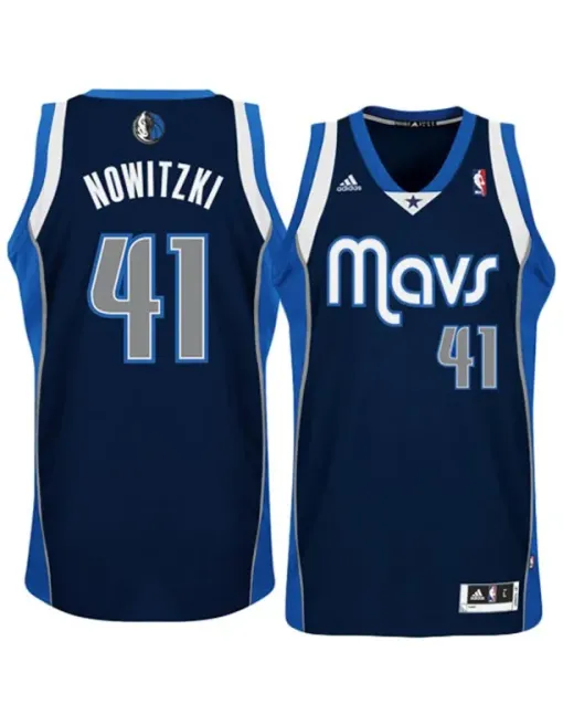 Dirk Nowitzki Dallas Mavericks [bleu Dark]