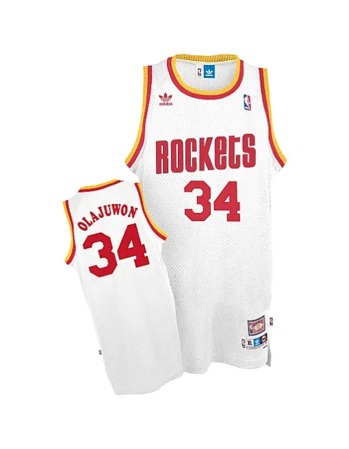 Hakeem Olajuwon Houston Rockets [white]