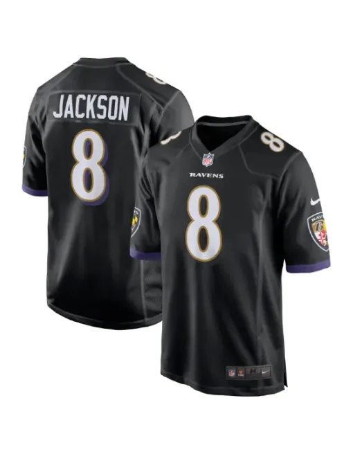 Lamar Jackson Baltimore Ravens - Black