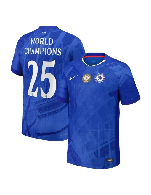 Jersey Chelsea Home 2025/26 Wind World Champions 25 - Authentic