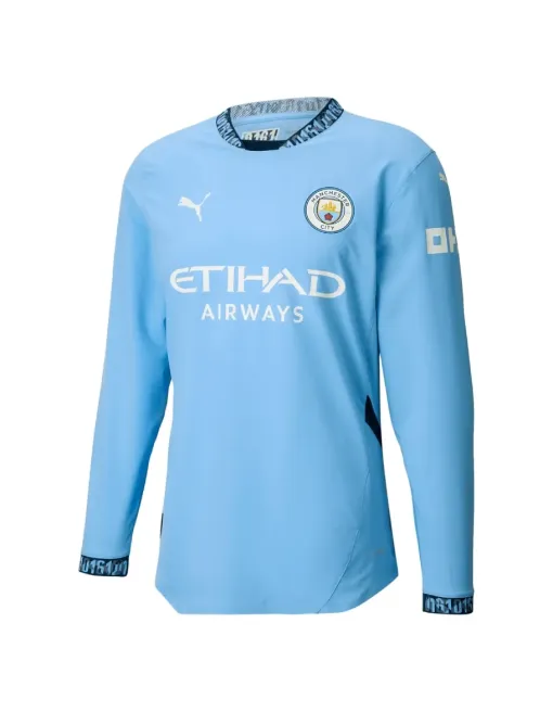 Jersey Manchester City Home 2024/25 Ml - Authentic