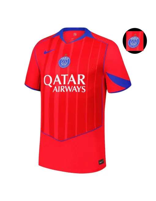 Jersey PSG Third 2025/26 Avec Star Eiffel - Authentic