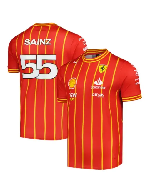 Jersey Team Scuderia Ferrari 2024 - Carlos Sainz