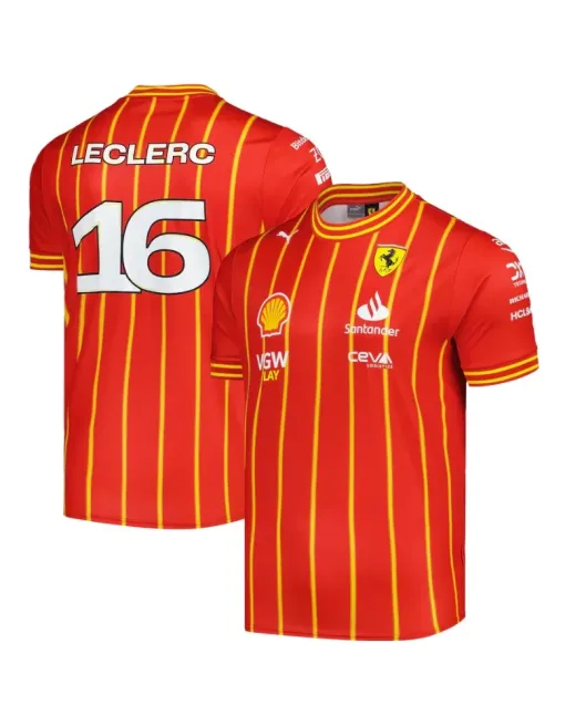 Jersey Team Scuderia Ferrari 2024 - Charles Leclerc