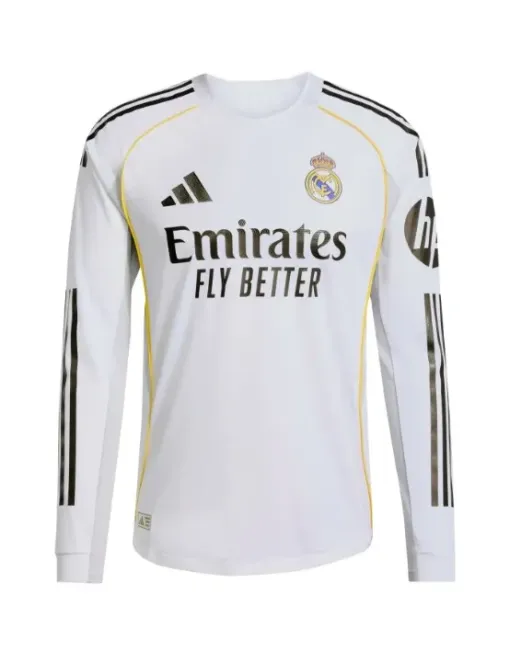 Jersey Real Madrid Home 2025/26 Ml - Authentic