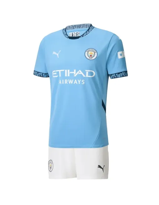 Manchester City Home 2024/25 Junior Kit