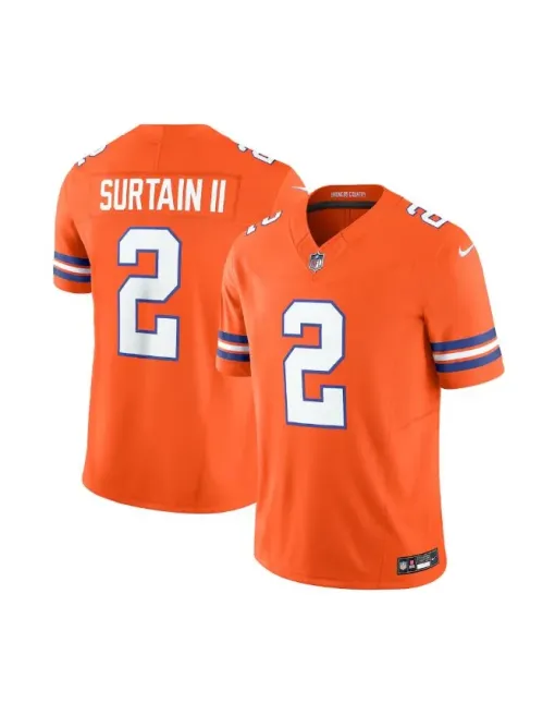 Patrick Surtain Ii Denver Broncos - Orange