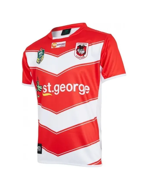 St George Dragons - Away NRL Short Sleeve 2018