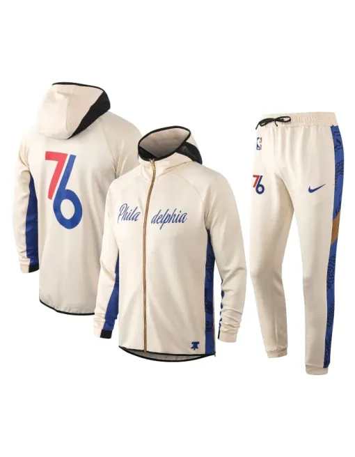 Tracksuit Philadelphia 76ers - Cream
