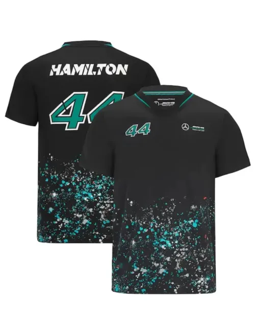 T-Shirt Team Mercedes Amg Petronas F1 2022 - Lewis Hamilton