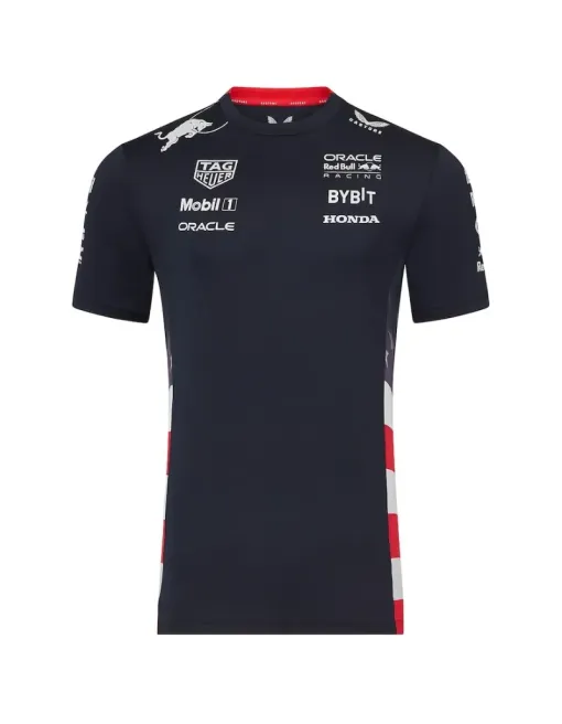 T-Shirt Team Oracle Red Bull Racing 2024 Team USA