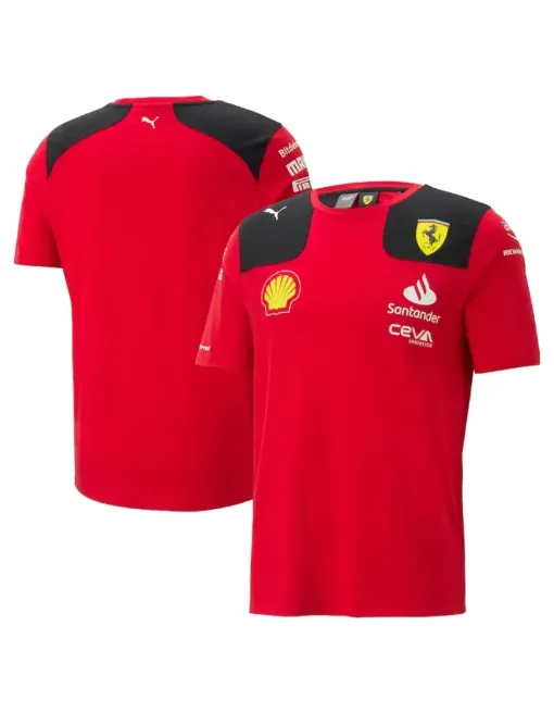 T-Shirt Team Scuderia Ferrari 2023