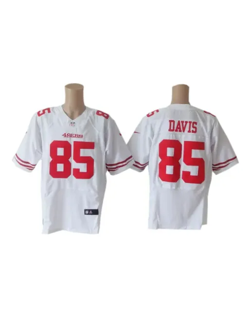 Vernon Davis San Francisco 49ers - White