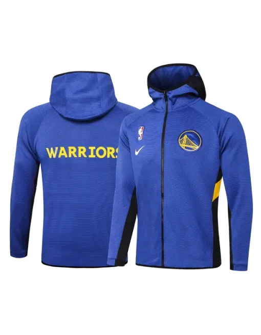Jacket Zipped hooded Golden State Warriors - Blue