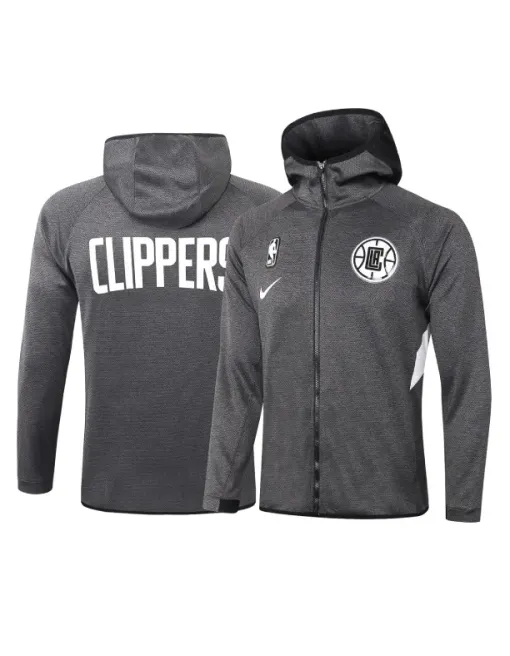 Jacket Zipped hooded LA Clippers - Black