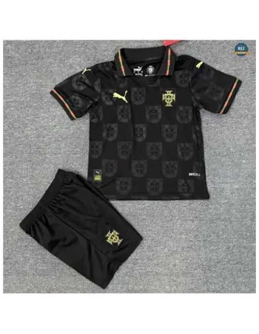 Jersey Portugal Kids Away Black 2026/27