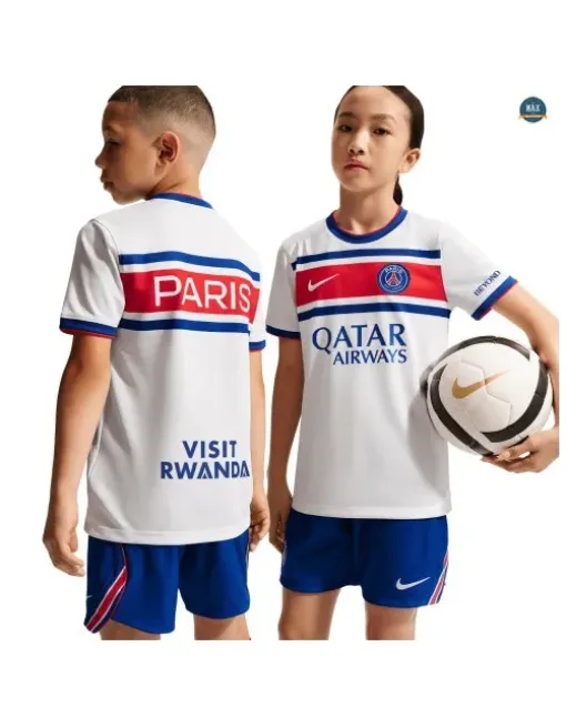 Jersey PSG Kids Dri-FIT Home Pre-Match White 2026/27