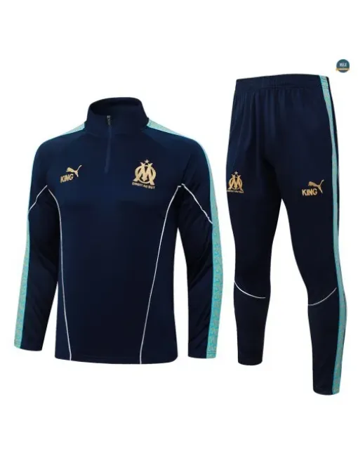 Tracksuit Kids football Marseille 2026/27 Blue Marine