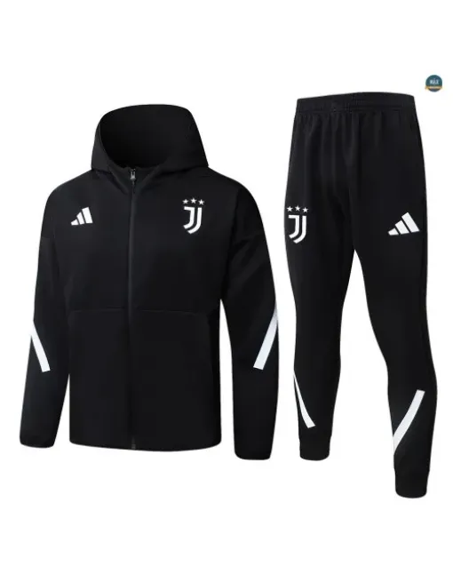 Jacket Tracksuit football hooded Juventus 2026/27 Black