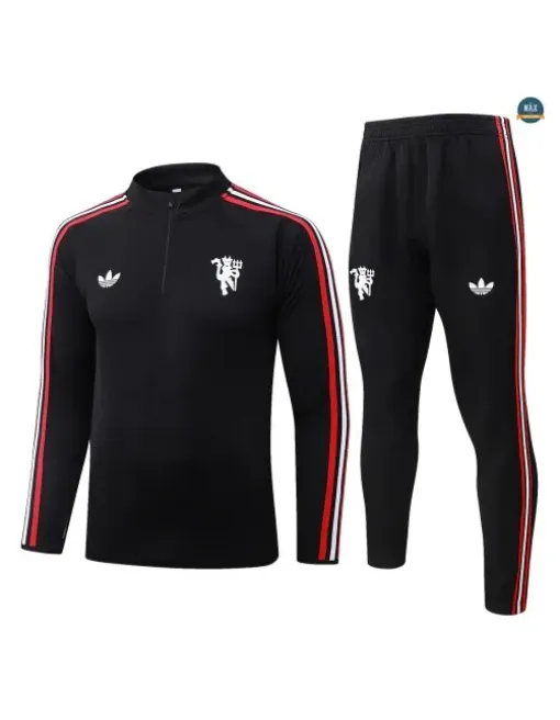 Tracksuit Football Manchester United 2026/27 Black/Red/Bla