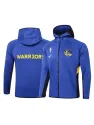 Jacket Zipped hooded Golden State Warriors - Blue