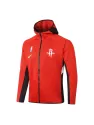 Jacket Zipped hooded Houston Rockets - Red
